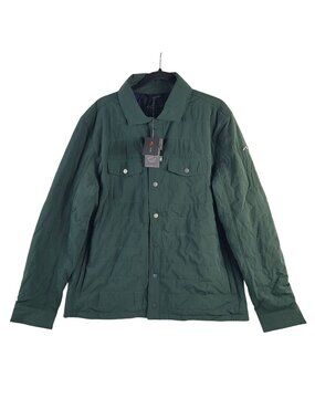 NEW Kjus Men's Sierra Shirt Jacket Water-Repellent Canopy Green Size 54, XL